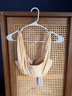 Riot Swim Pale Peach Bikini Top and Matching Bottom